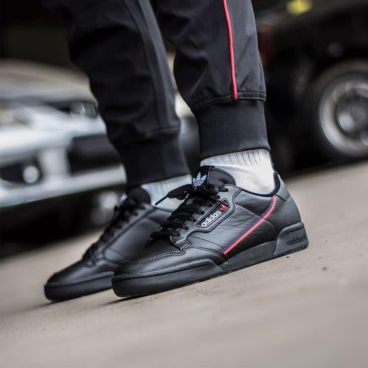 Black Continental 80 Shoes From Adidas