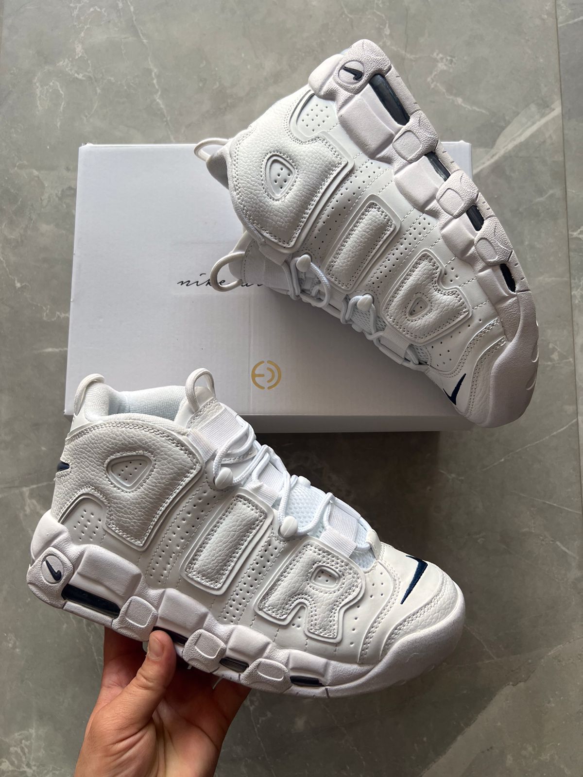 Air Up Tempo Sneakers Full White In Stock