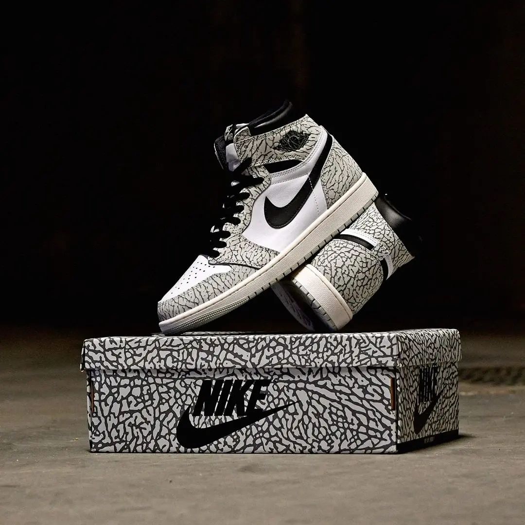 Retro 1 High White Cement First Copy For Boys