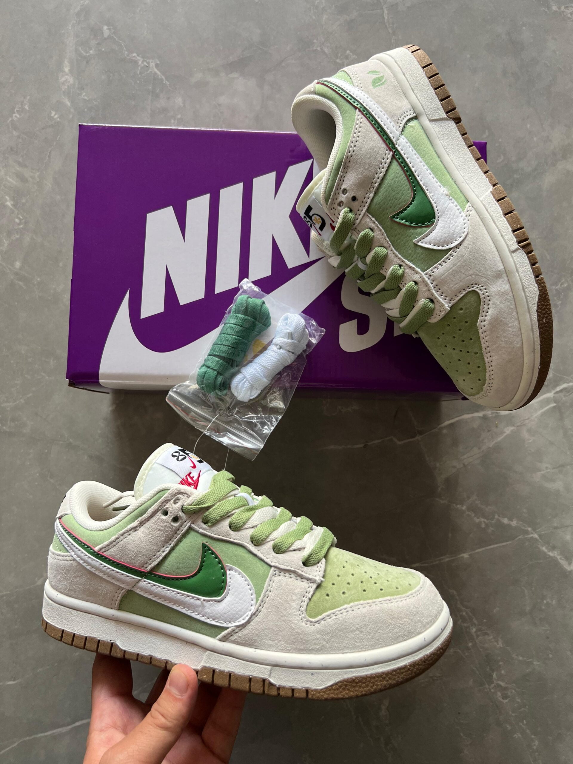 SB Dunk Double Swoosh Sneakers 4 Colors