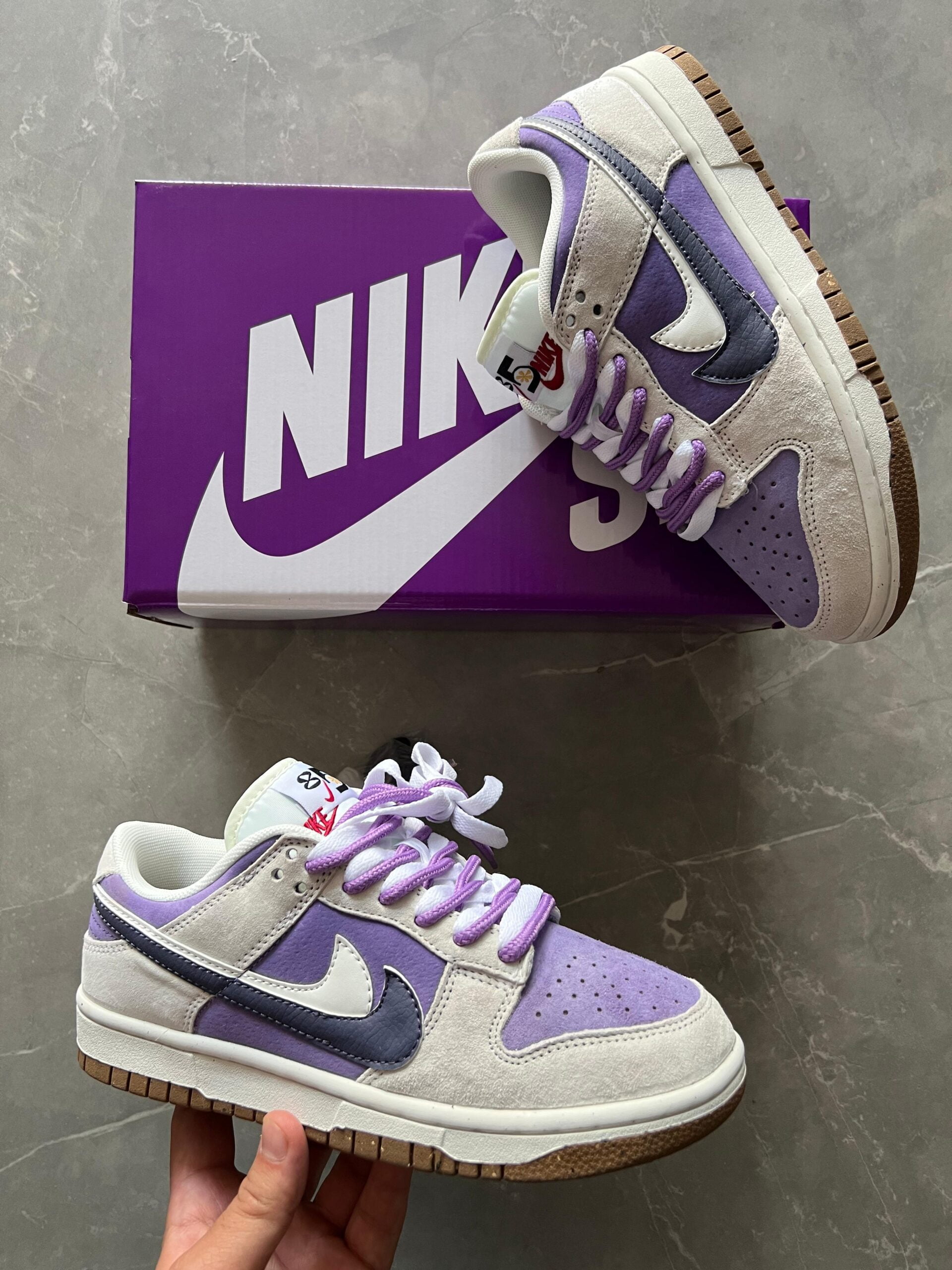SB Dunk Double Swoosh Sneakers 4 Colors