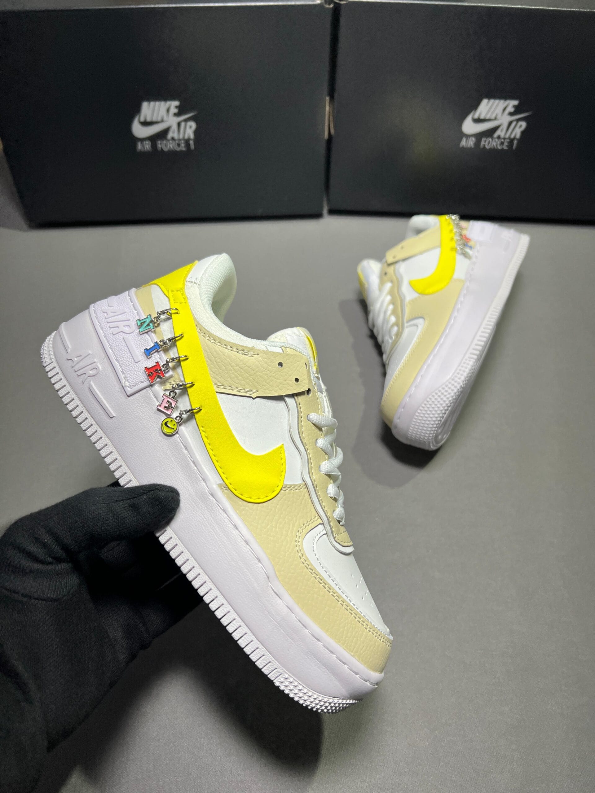 Shadow Yellow Lucky Charms Shoes For Girls