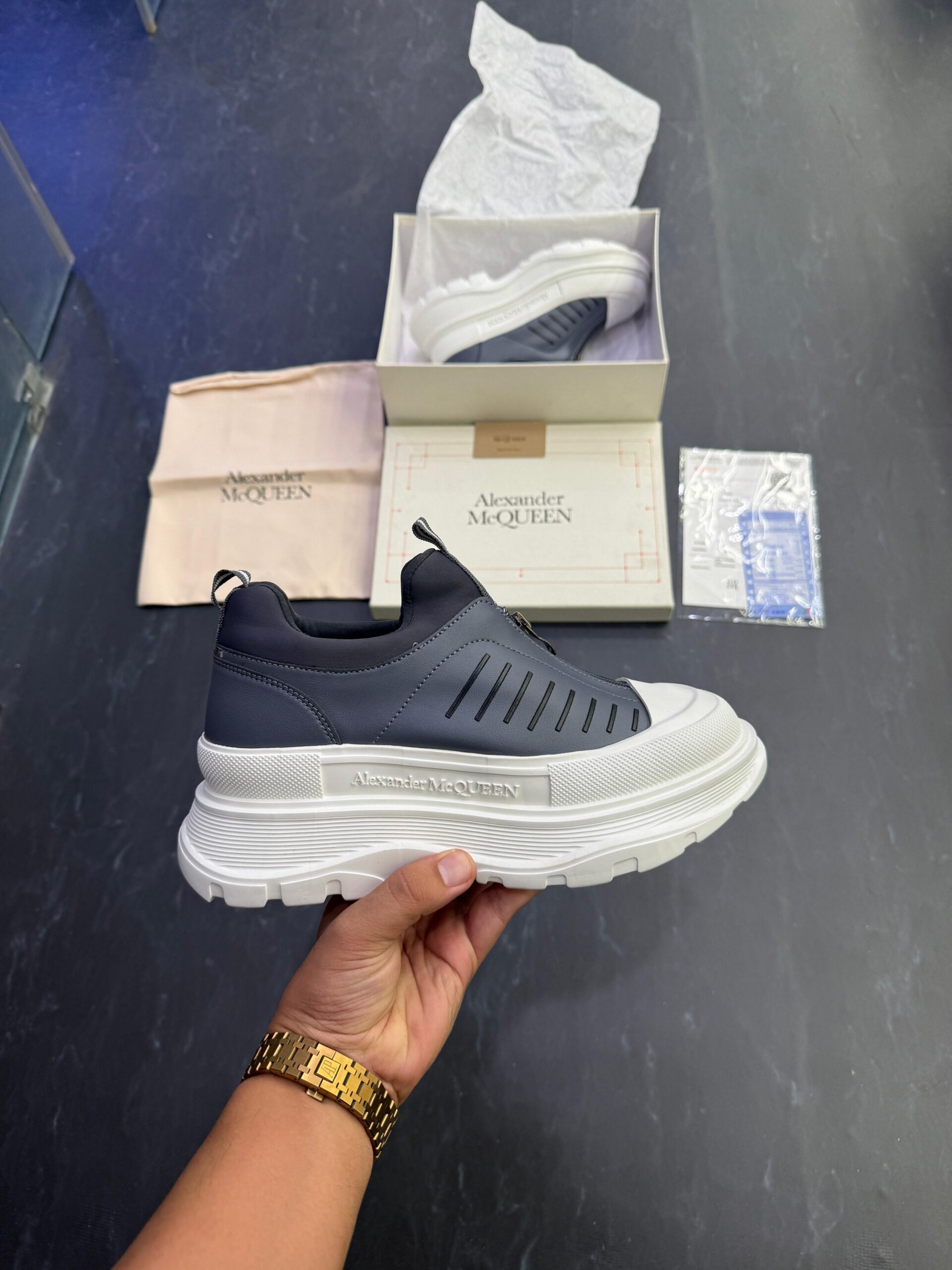 Mqueen London Ultra Luxurious Sneakers (1)